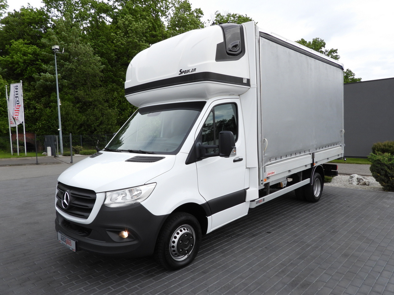 شاحنة ستارة جانبية MERCEDES SPRINTER 519 TARPAULIN 8 PALLETS WEBASTO CRUISE CONTROL TWIN WHEELS AIR CONDITIONING 190HP: صورة 6 شاحنة ستارة جانبية MERCEDES SPRINTER 519 TARPAULIN 8 PALLETS WEBASTO CRUISE CONTROL TWIN WHEELS AIR CONDITIONING 190HP: صورة 6