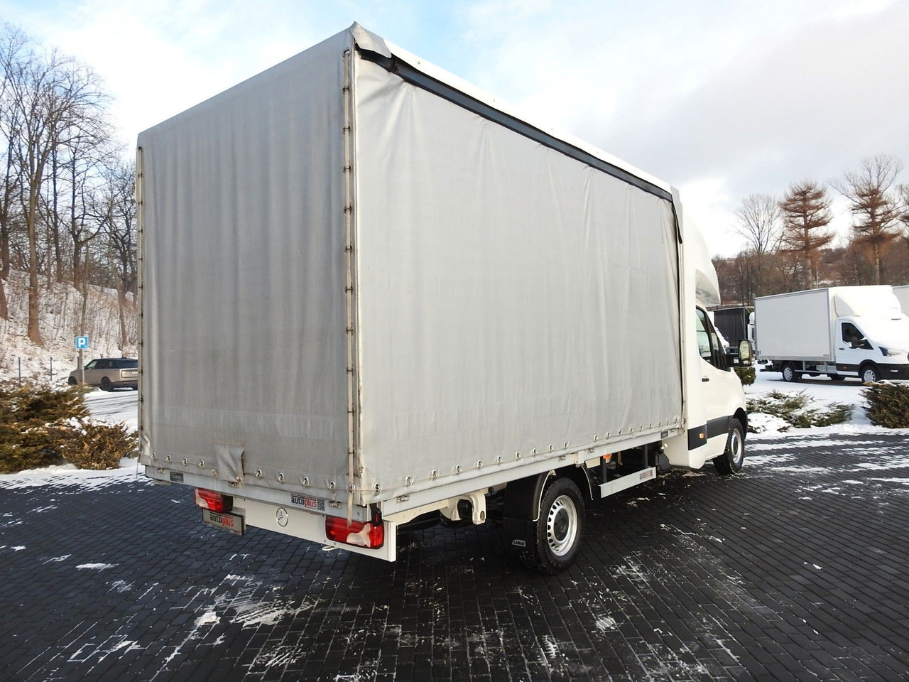 Mercedes-Benz SPRINTER 316 PRITSCHE PLANE 8 PALETTEN WEBASTO - شاحنة ستارة جانبية, الشاحنات الصغيرة كابينة مزدوجة: صورة 3 Mercedes-Benz SPRINTER 316 PRITSCHE PLANE 8 PALETTEN WEBASTO - شاحنة ستارة جانبية, الشاحنات الصغيرة كابينة مزدوجة: صورة 3