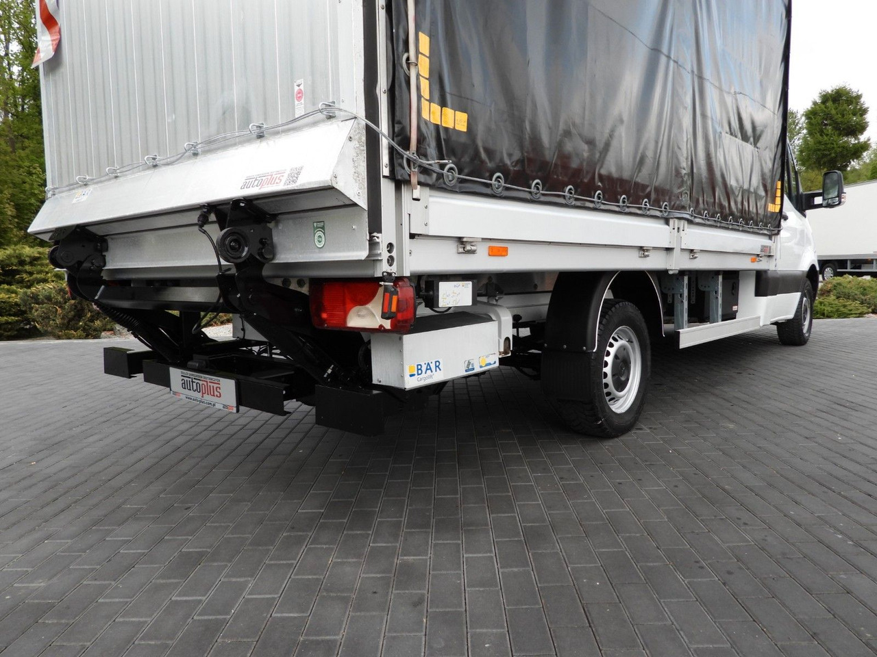 شاحنة ستارة جانبية, الشاحنات الصغيرة كابينة مزدوجة Mercedes-Benz SPRINTER 316 PRITSCHE PLANE AUFZUG 8 PALETTEN: صورة 19