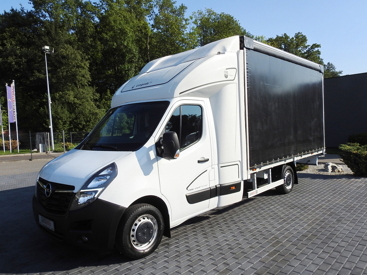 شاحنة ستارة جانبية OPEL MOVANO TARPAULIN 8 PALLETS WEBASTO CRUISE CONTROL AIR CONDITIONING LED LIGHTS PNEUMATICS  165HP: صورة 6