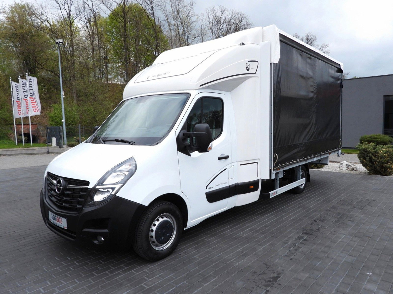 شاحنة ستارة جانبية, الشاحنات الصغيرة كابينة مزدوجة Opel MOVANO  PRITSCHE PLANE 10 PALETTEN WEBASTO A/C: صورة 6