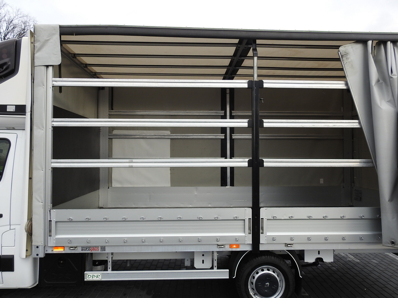 شاحنة ستارة جانبية RENAULT MASTER TARPAULIN 10 PALLETS WEBASTO CRUISE CONTROL AIR CONDITIONING LED LIGHTS PNEUMATICS  165HP: صورة 28