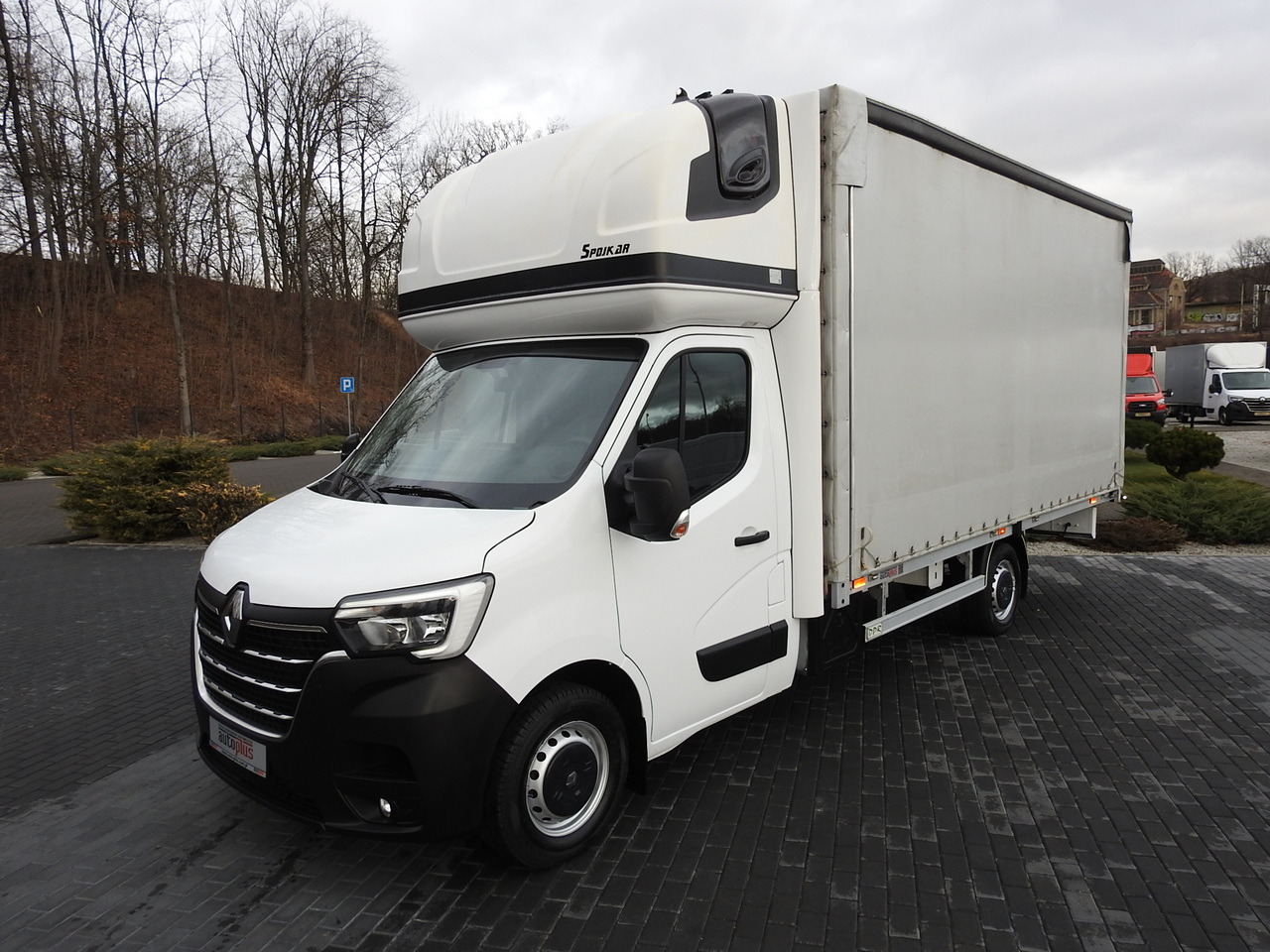 شاحنة ستارة جانبية RENAULT MASTER TARPAULIN 10 PALLETS WEBASTO CRUISE CONTROL AIR CONDITIONING LED LIGHTS PNEUMATICS  165HP: صورة 6