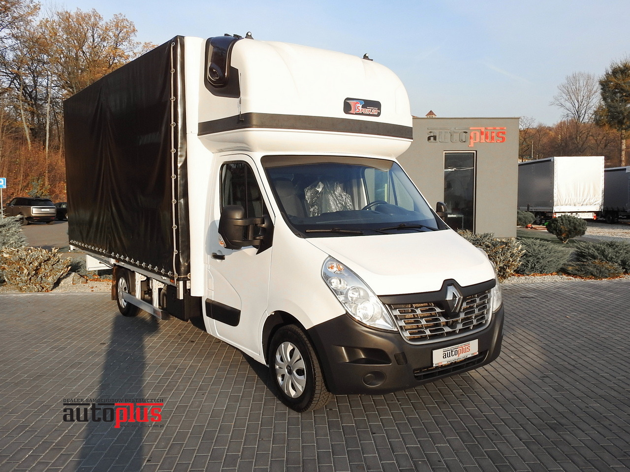 RENAULT MASTER TARPAULIN 10 PALLETS WEBASTO CRUISE CONTROL AIR CONDITIONING PNEUMATICS 170HP - شاحنة ستارة جانبية: صورة 1 RENAULT MASTER TARPAULIN 10 PALLETS WEBASTO CRUISE CONTROL AIR CONDITIONING PNEUMATICS 170HP - شاحنة ستارة جانبية: صورة 1