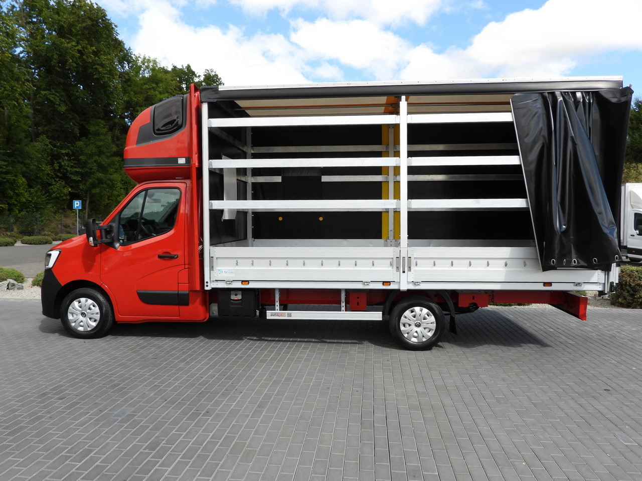 شاحنة ستارة جانبية RENAULT MASTER TARPAULIN 10 PALLETS WEBASTO CRUISE CONTROL LED LIGHTS AIR CONDITIONING  165HP: صورة 8