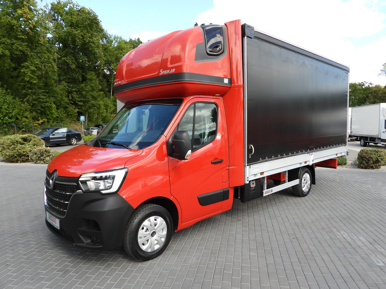 شاحنة ستارة جانبية RENAULT MASTER TARPAULIN 10 PALLETS WEBASTO CRUISE CONTROL LED LIGHTS AIR CONDITIONING  165HP: صورة 18