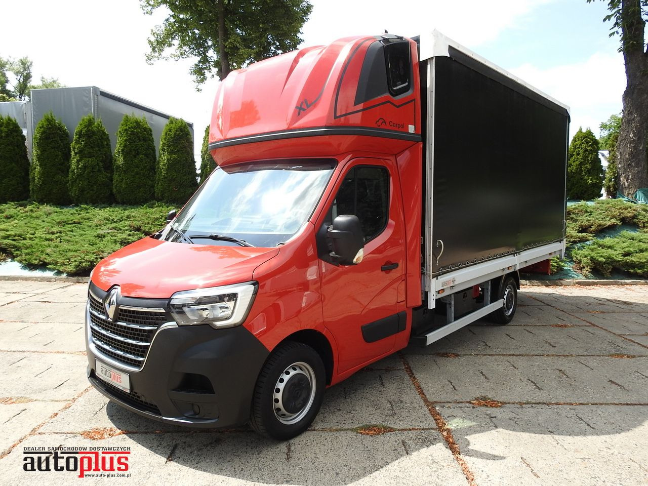 RENAULT MASTER TARPAULIN 10 PALLETS WEBASTO CRUISE CONTROL LED LIGHTS PNEUMATICS AIR CONDITIONING  165HP - شاحنة ستارة جانبية: صورة 1 RENAULT MASTER TARPAULIN 10 PALLETS WEBASTO CRUISE CONTROL LED LIGHTS PNEUMATICS AIR CONDITIONING  165HP - شاحنة ستارة جانبية: صورة 1