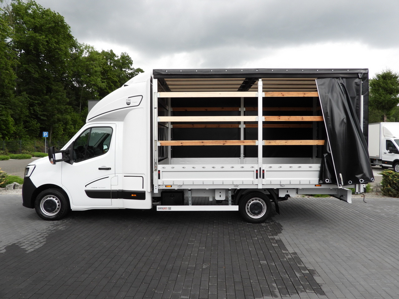 شاحنة ستارة جانبية RENAULT MASTER TARPAULIN 10 PALLETS WEBASTO CRUISE CONTROL LED LIGHTS PNEUMATICS AIR CONDITIONING  165HP: صورة 9