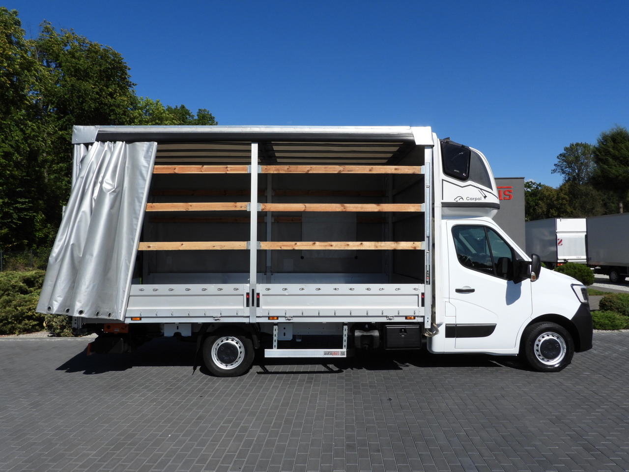 شاحنة ستارة جانبية RENAULT MASTER TARPAULIN LIFT 10 PALLETS WEBASTO CRUISE CONTROL LED LIGHTS PNEUMATICS AIR CONDITIONING  165HP: صورة 8 شاحنة ستارة جانبية RENAULT MASTER TARPAULIN LIFT 10 PALLETS WEBASTO CRUISE CONTROL LED LIGHTS PNEUMATICS AIR CONDITIONING  165HP: صورة 8