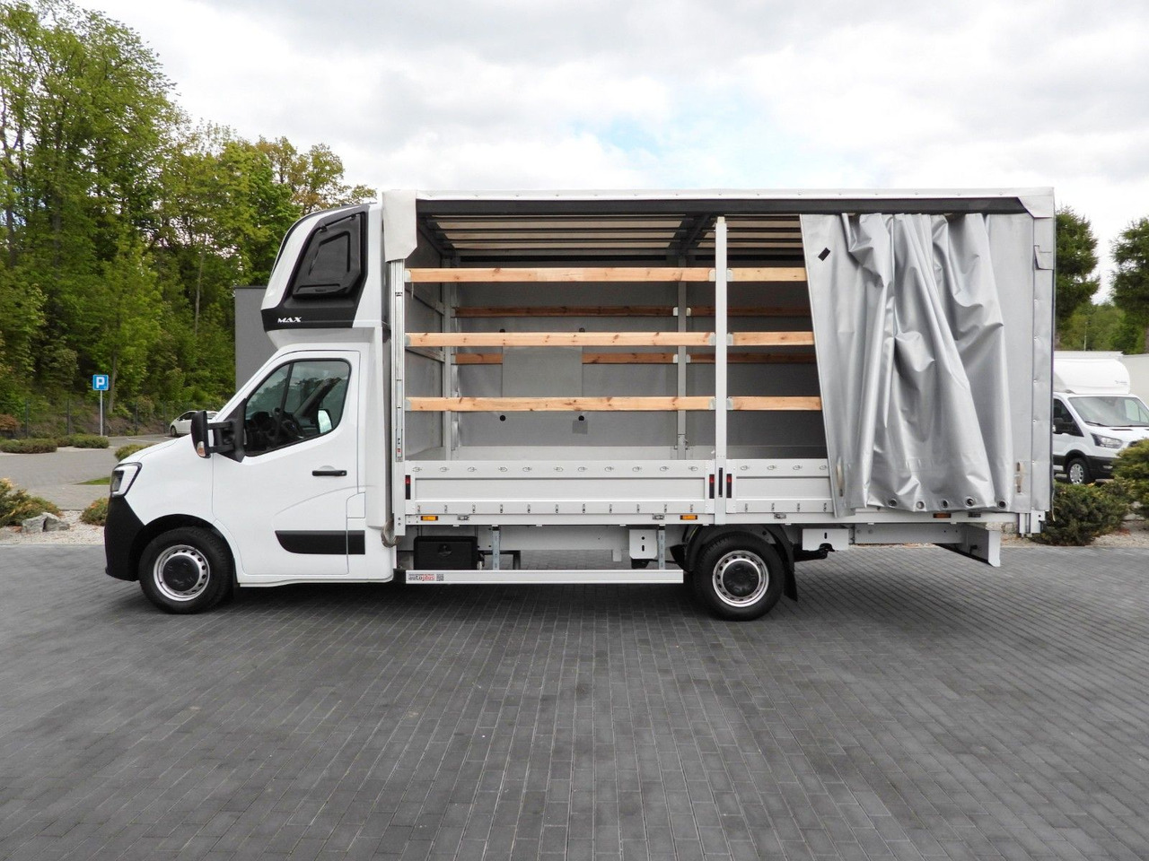 شاحنة ستارة جانبية Renault MASTER  PRITSCHE PLANE 10 PALETTEN WEBASTO A/C: صورة 8