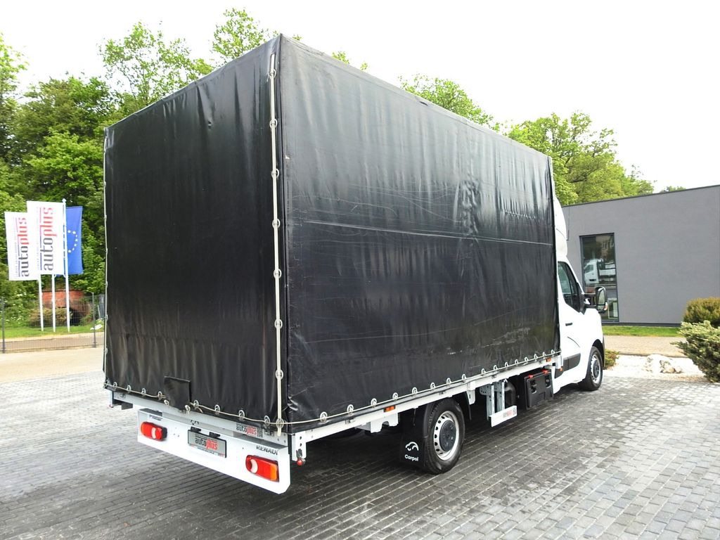 شاحنة ستارة جانبية, الشاحنات الصغيرة كابينة مزدوجة Renault MASTER PRITSCHE PLANE 10 PALETTEN WEBASTO  A/C: صورة 13