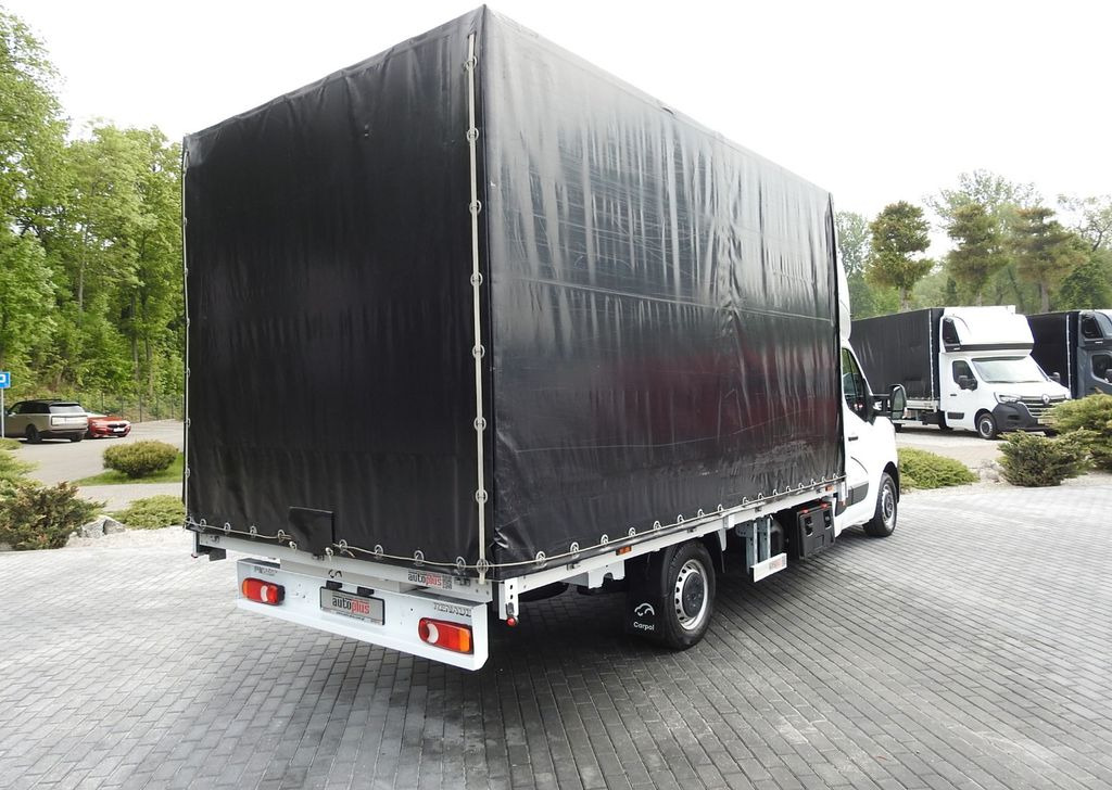 Renault MASTER PRITSCHE PLANE 10 PALETTEN WEBASTO A/C - شاحنة ستارة جانبية, الشاحنات الصغيرة كابينة مزدوجة: صورة 3 Renault MASTER PRITSCHE PLANE 10 PALETTEN WEBASTO A/C - شاحنة ستارة جانبية, الشاحنات الصغيرة كابينة مزدوجة: صورة 3