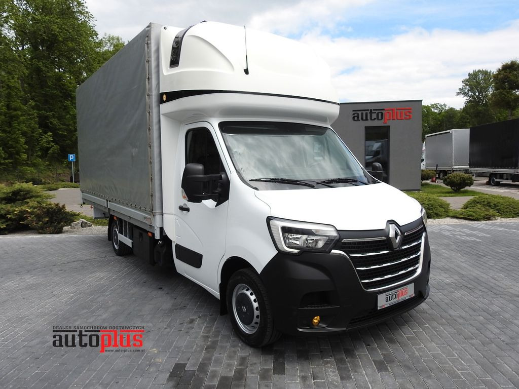 Renault MASTER PRITSCHE PLANE 10 PALETTEN WEBASTO A/C - شاحنة ستارة جانبية: صورة 1 Renault MASTER PRITSCHE PLANE 10 PALETTEN WEBASTO A/C - شاحنة ستارة جانبية: صورة 1