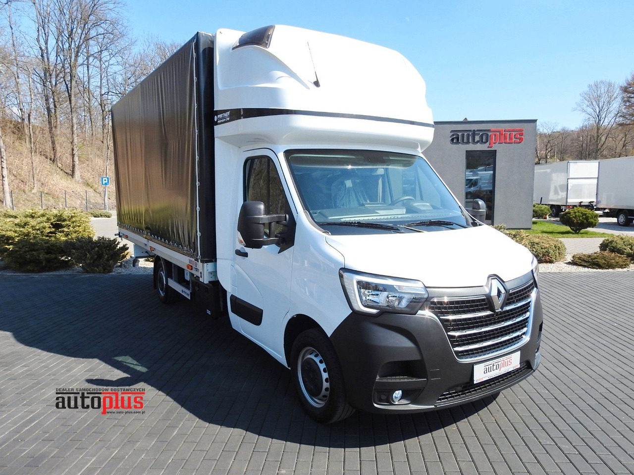 Renault MASTER PRITSCHE PLANE 10 PALETTEN WEBASTO A/C - شاحنة ستارة جانبية: صورة 1 Renault MASTER PRITSCHE PLANE 10 PALETTEN WEBASTO A/C - شاحنة ستارة جانبية: صورة 1