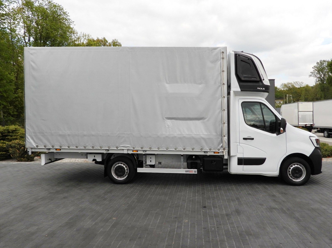 شاحنة ستارة جانبية Renault MASTER  PRITSCHE PLANE 10 PALETTEN WEBASTO A/C: صورة 7
