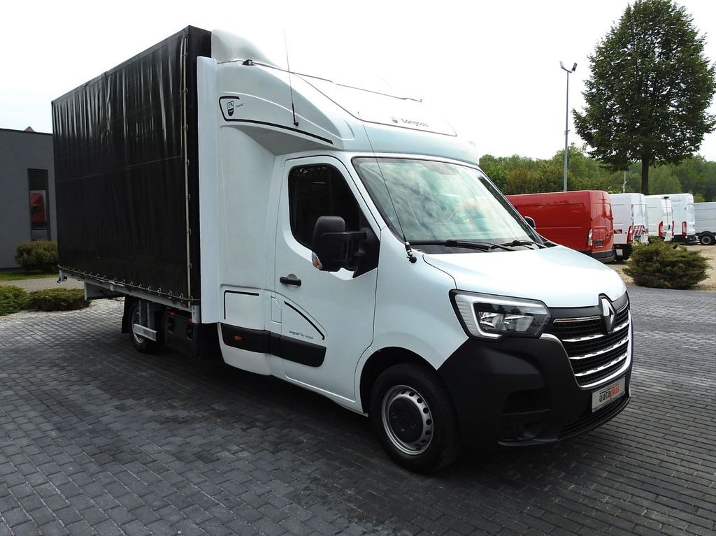 Renault MASTER PRITSCHE PLANE 10 PALETTEN WEBASTO A/C - شاحنة ستارة جانبية, الشاحنات الصغيرة كابينة مزدوجة: صورة 4 Renault MASTER PRITSCHE PLANE 10 PALETTEN WEBASTO A/C - شاحنة ستارة جانبية, الشاحنات الصغيرة كابينة مزدوجة: صورة 4