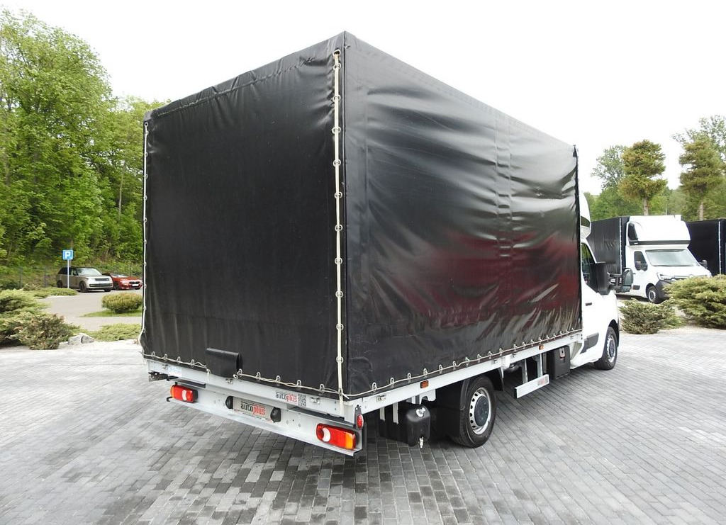 Renault MASTER PRITSCHE PLANE 10 PALETTEN WEBASTO A/C - شاحنة ستارة جانبية, الشاحنات الصغيرة كابينة مزدوجة: صورة 3 Renault MASTER PRITSCHE PLANE 10 PALETTEN WEBASTO A/C - شاحنة ستارة جانبية, الشاحنات الصغيرة كابينة مزدوجة: صورة 3