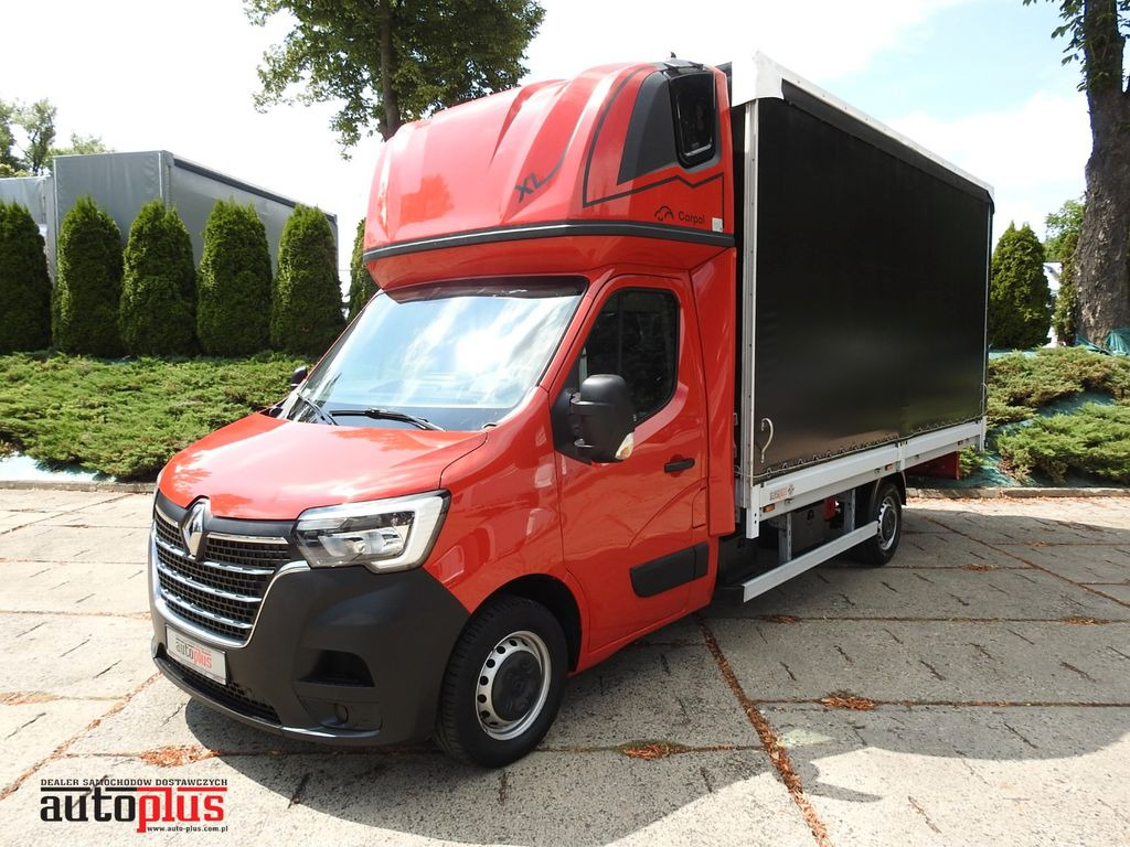 Renault MASTER PRITSCHE PLANE 10 PALETTEN WEBASTO A/C - شاحنة ستارة جانبية: صورة 1 Renault MASTER PRITSCHE PLANE 10 PALETTEN WEBASTO A/C - شاحنة ستارة جانبية: صورة 1