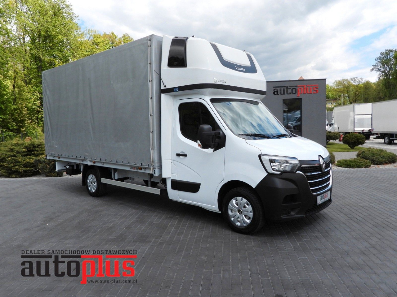 Renault MASTER PRITSCHE PLANE 10 PALETTEN WEBASTO A/C - شاحنة ستارة جانبية: صورة 1 Renault MASTER PRITSCHE PLANE 10 PALETTEN WEBASTO A/C - شاحنة ستارة جانبية: صورة 1