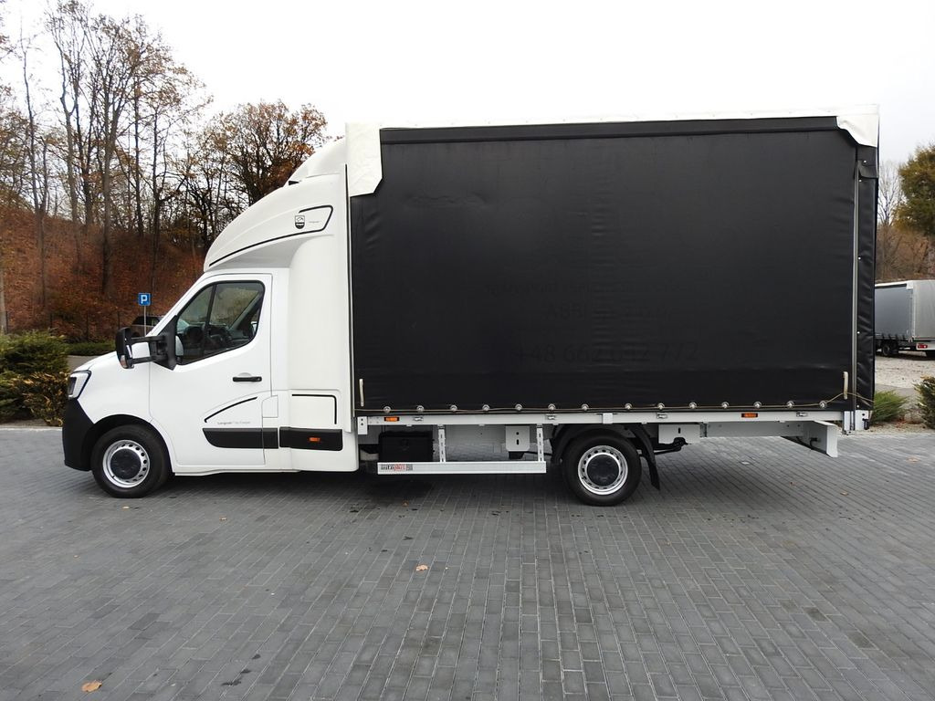 شاحنة ستارة جانبية, الشاحنات الصغيرة كابينة مزدوجة Renault MASTER PRITSCHE PLANE 10 PALETTEN WEBASTO TEMPOM: صورة 9