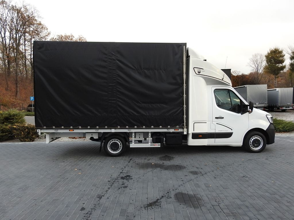 شاحنة ستارة جانبية, الشاحنات الصغيرة كابينة مزدوجة Renault MASTER PRITSCHE PLANE 10 PALETTEN WEBASTO TEMPOM: صورة 7