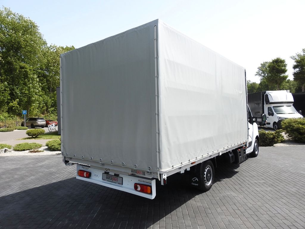 Renault MASTER PRITSCHE PLANE 10 PALETTEN WEBASTO - شاحنة ستارة جانبية, الشاحنات الصغيرة كابينة مزدوجة: صورة 3 Renault MASTER PRITSCHE PLANE 10 PALETTEN WEBASTO - شاحنة ستارة جانبية, الشاحنات الصغيرة كابينة مزدوجة: صورة 3