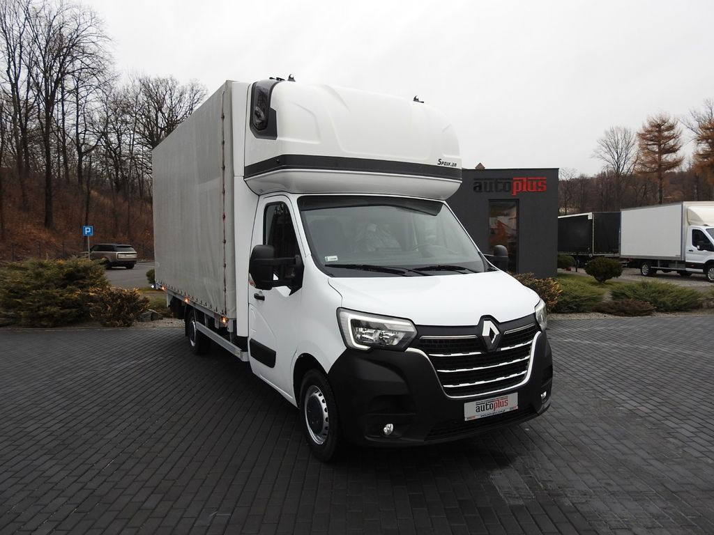 Renault MASTER PRITSCHE PLANE 10 PALETTEN WEBASTO - شاحنة ستارة جانبية: صورة 1 Renault MASTER PRITSCHE PLANE 10 PALETTEN WEBASTO - شاحنة ستارة جانبية: صورة 1