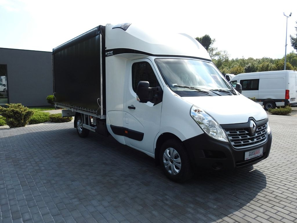 Renault MASTER PRITSCHE PLANE 8 PALETTEN TEMPOMAT - شاحنة ستارة جانبية, الشاحنات الصغيرة كابينة مزدوجة: صورة 4 Renault MASTER PRITSCHE PLANE 8 PALETTEN TEMPOMAT - شاحنة ستارة جانبية, الشاحنات الصغيرة كابينة مزدوجة: صورة 4