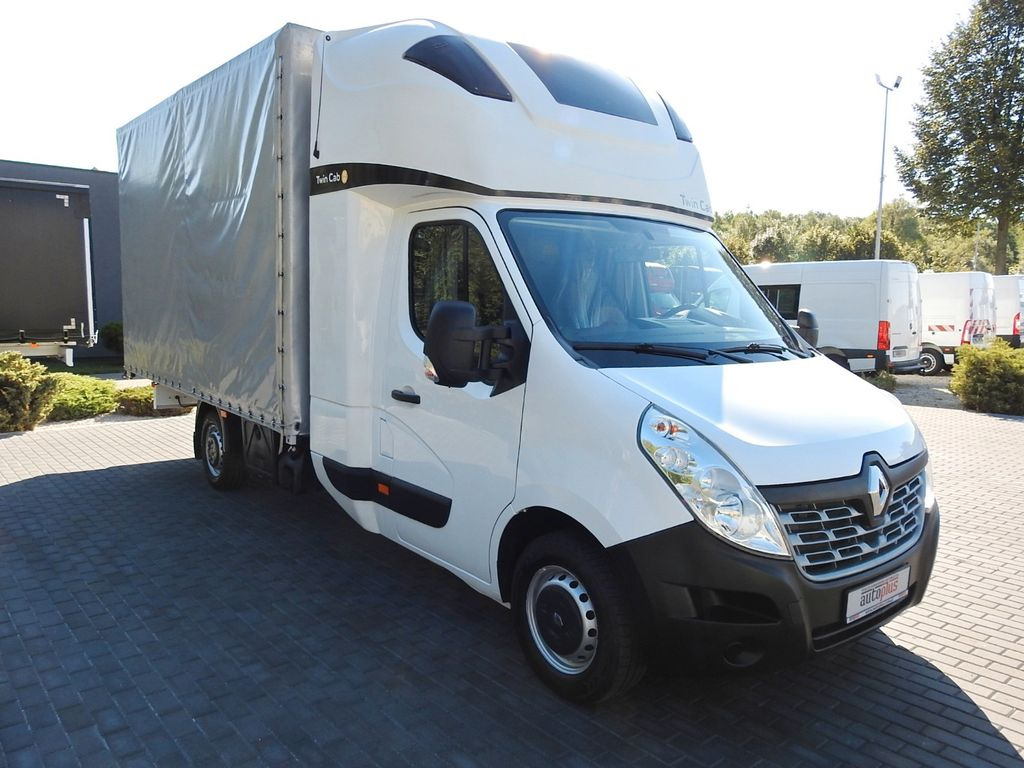 Renault MASTER PRITSCHE PLANE 8 PALETTEN WEBASTO A/C - شاحنة ستارة جانبية, الشاحنات الصغيرة كابينة مزدوجة: صورة 4 Renault MASTER PRITSCHE PLANE 8 PALETTEN WEBASTO A/C - شاحنة ستارة جانبية, الشاحنات الصغيرة كابينة مزدوجة: صورة 4
