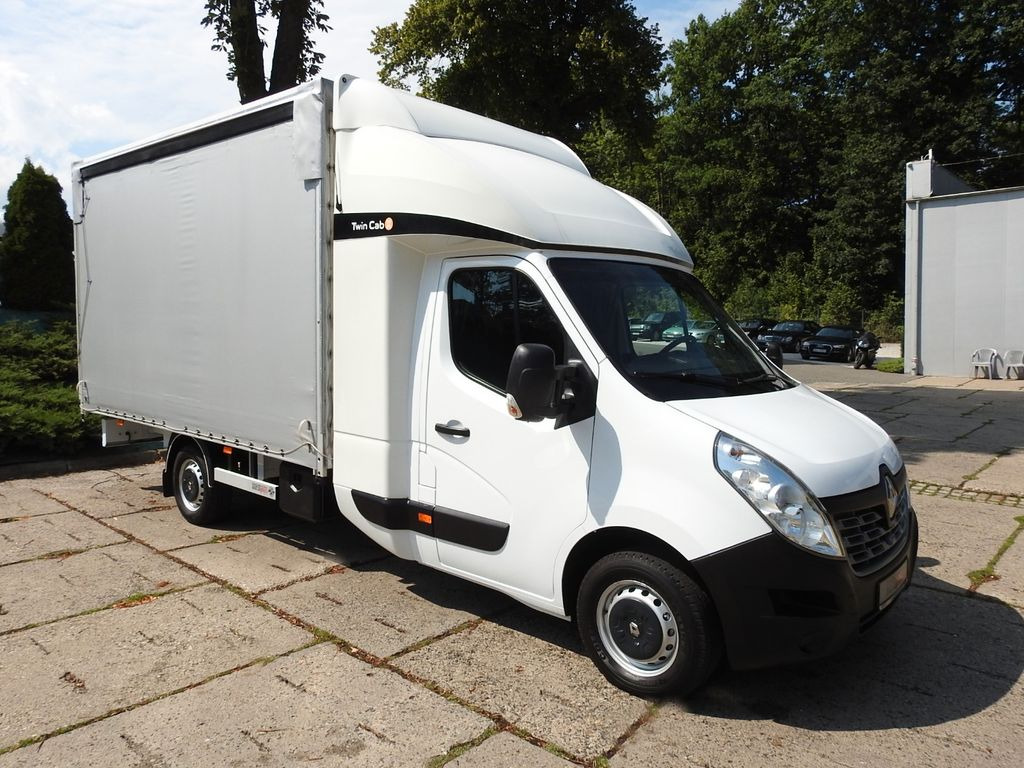 Renault MASTER PRITSCHE PLANE 8 PALETTEN WEBASTO A/C - شاحنة ستارة جانبية, الشاحنات الصغيرة كابينة مزدوجة: صورة 4 Renault MASTER PRITSCHE PLANE 8 PALETTEN WEBASTO A/C - شاحنة ستارة جانبية, الشاحنات الصغيرة كابينة مزدوجة: صورة 4