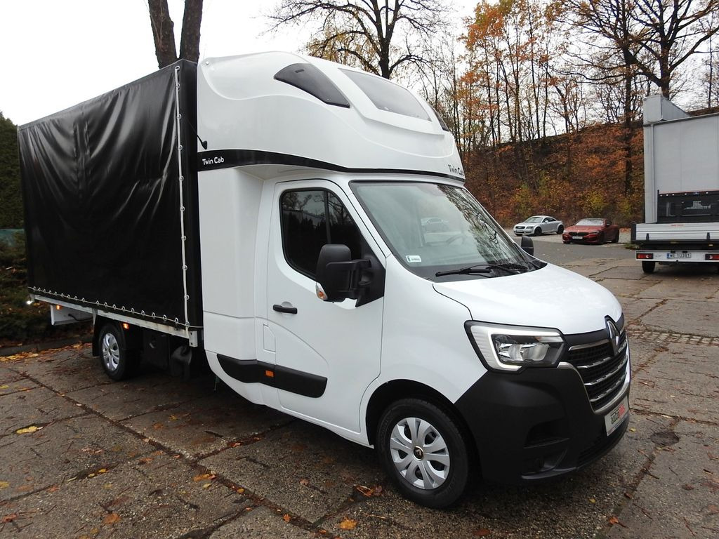 Renault MASTER PRITSCHE PLANE 8 PALLETEN SCHLAFKABINE - شاحنة ستارة جانبية, الشاحنات الصغيرة كابينة مزدوجة: صورة 4 Renault MASTER PRITSCHE PLANE 8 PALLETEN SCHLAFKABINE - شاحنة ستارة جانبية, الشاحنات الصغيرة كابينة مزدوجة: صورة 4