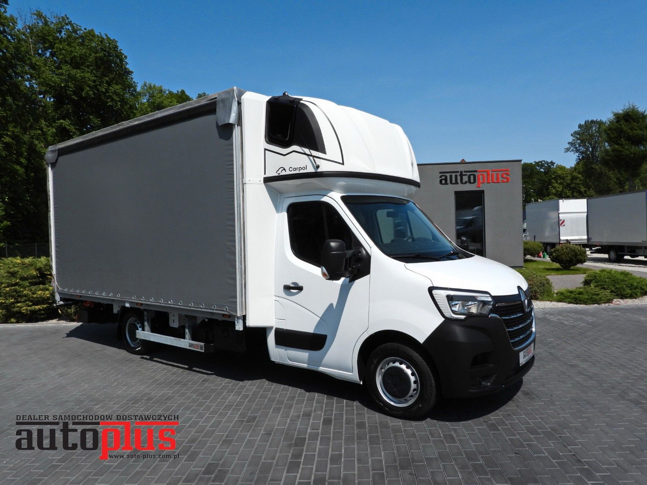 Renault MASTER PRITSCHE PLANE AUFZUG 10 PALETTEN WEBAST - شاحنة ستارة جانبية: صورة 1 Renault MASTER PRITSCHE PLANE AUFZUG 10 PALETTEN WEBAST - شاحنة ستارة جانبية: صورة 1