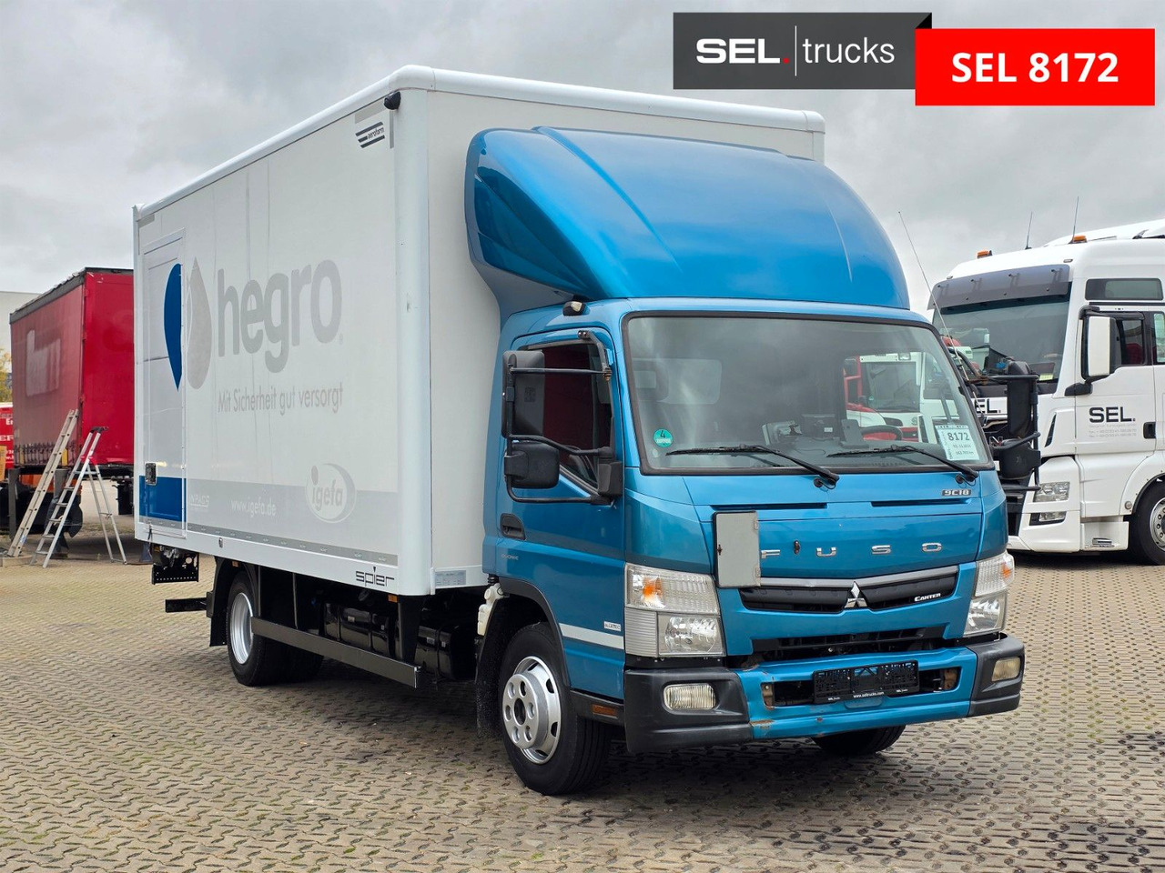 FUSO Canter 9C18 / Ladebordwand / 3 Sitzen - شاحنة مغلقة الصندوق: صورة 3 FUSO Canter 9C18 / Ladebordwand / 3 Sitzen - شاحنة مغلقة الصندوق: صورة 3