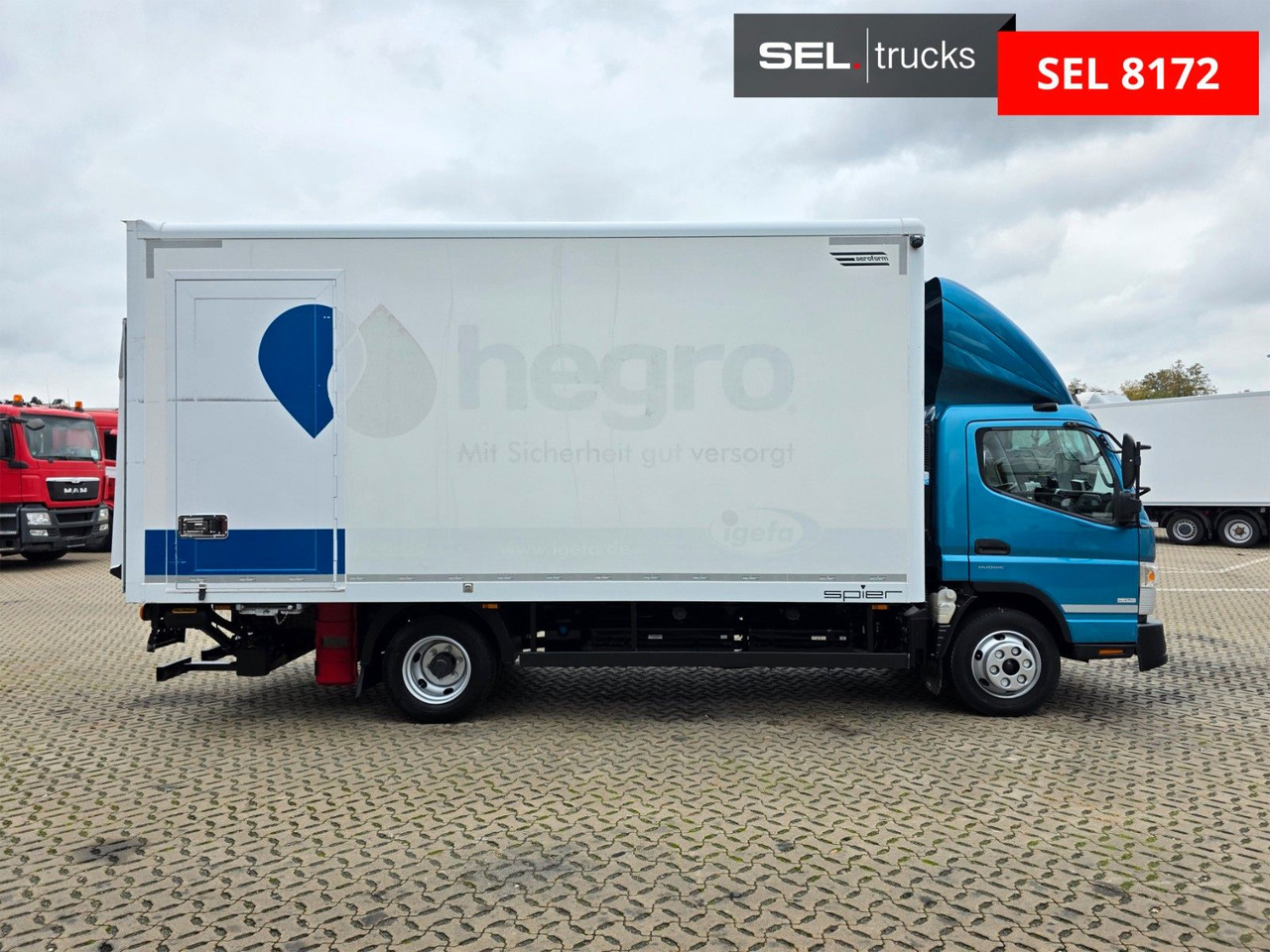 FUSO Canter 9C18 / Ladebordwand / 3 Sitzen - شاحنة مغلقة الصندوق: صورة 4 FUSO Canter 9C18 / Ladebordwand / 3 Sitzen - شاحنة مغلقة الصندوق: صورة 4