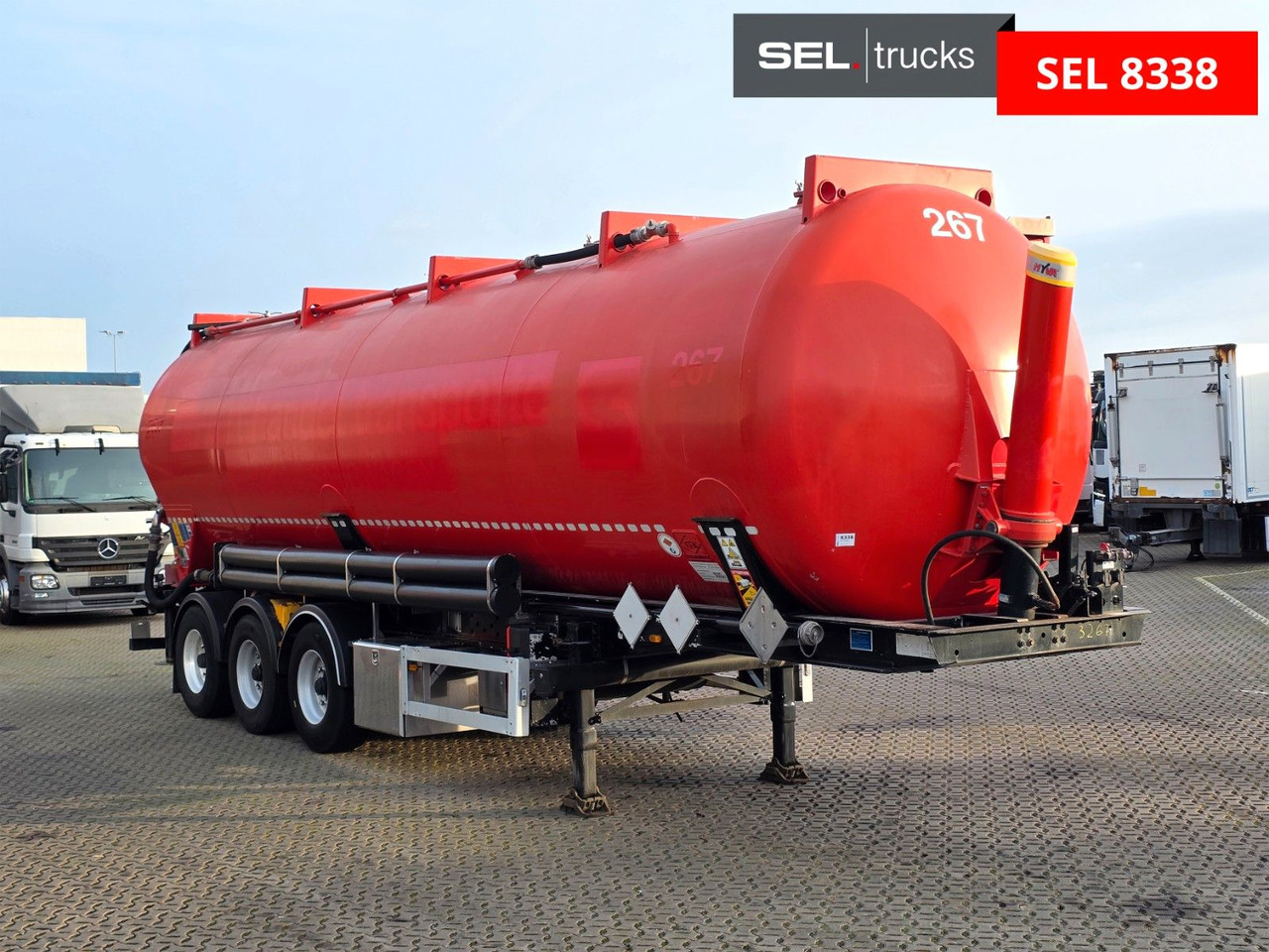 Feldbinder KIP 52/7000/A/2 / Alu-Felgen / ADR AT / 52.000 l - بلكر: صورة 3 Feldbinder KIP 52/7000/A/2 / Alu-Felgen / ADR AT / 52.000 l - بلكر: صورة 3