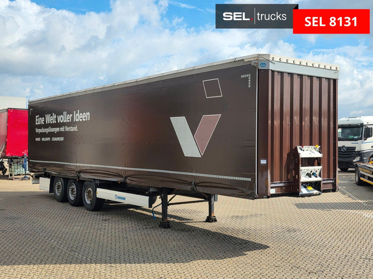 Krone SD / EDSCHA / Liftachse - نصف مقطورة ستارة: صورة 3 Krone SD / EDSCHA / Liftachse - نصف مقطورة ستارة: صورة 3