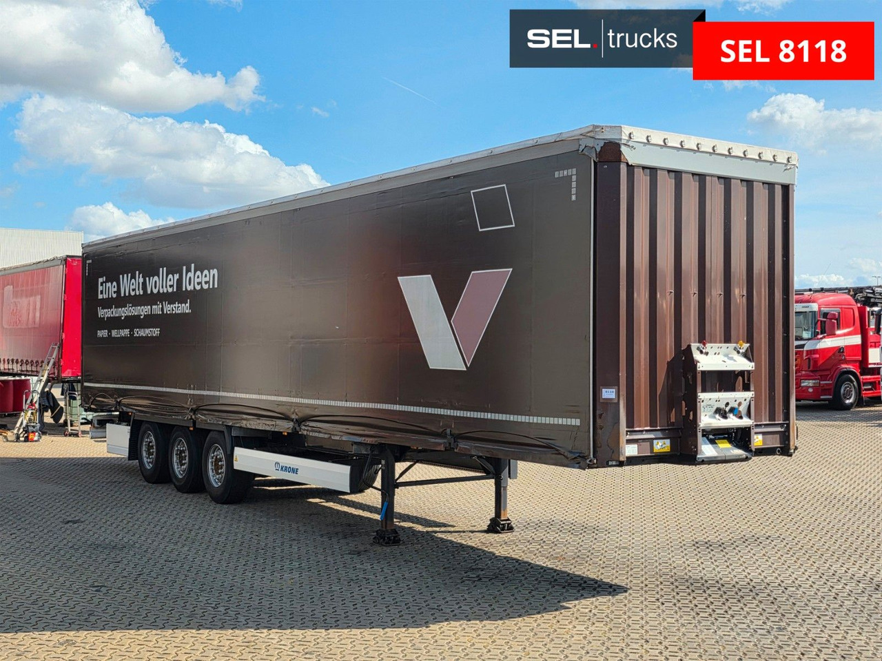 Krone SD / Liftachse / EDSCHA - نصف مقطورة ستارة: صورة 3 Krone SD / Liftachse / EDSCHA - نصف مقطورة ستارة: صورة 3