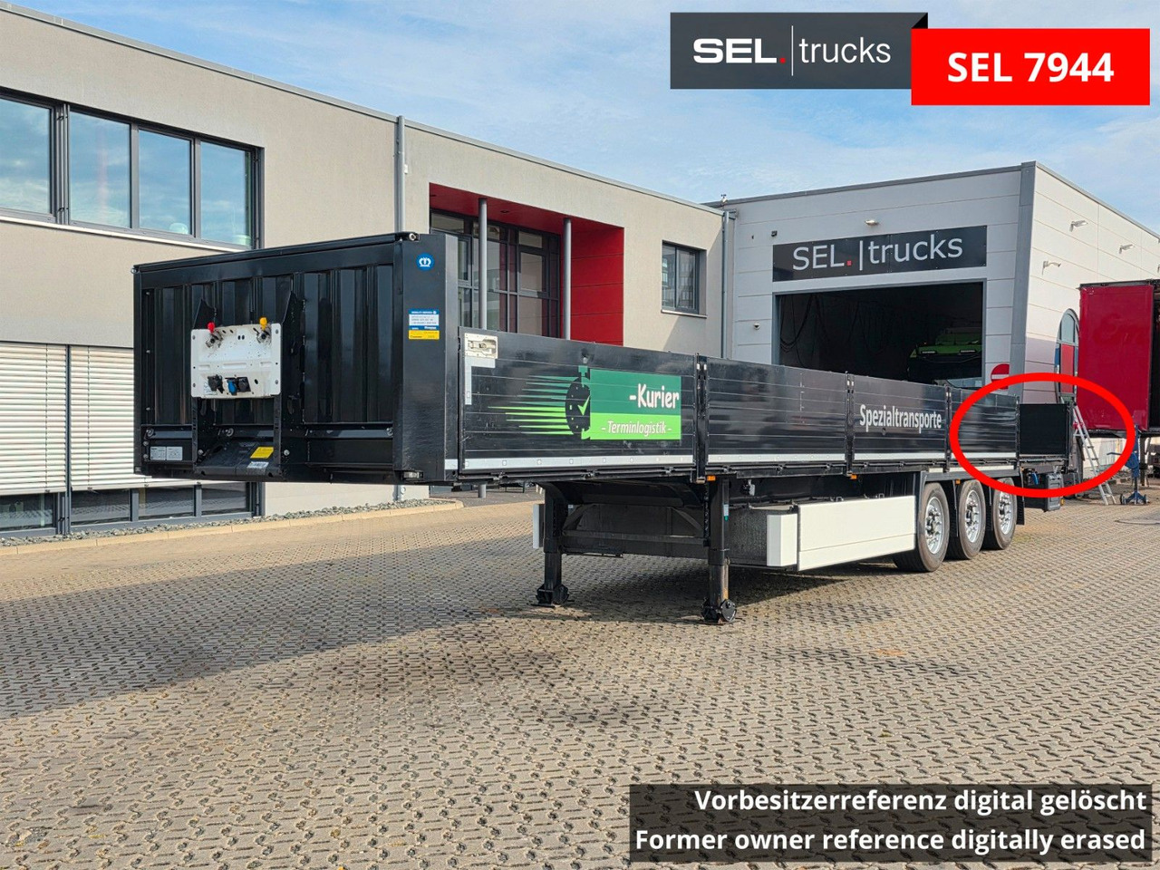 Krone SD / Palettenkasten - نصف مقطورة مسطحة: صورة 2 Krone SD / Palettenkasten - نصف مقطورة مسطحة: صورة 2