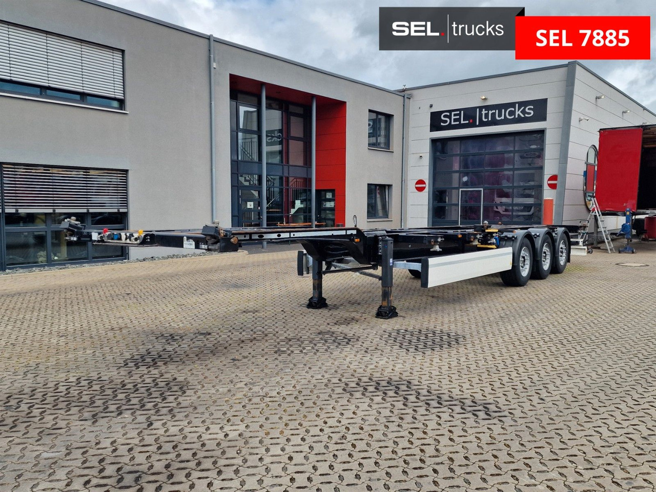 Krone SD / Teleskop / Liftachse - نصف مقطورة لنقل الحاويات: صورة 1 Krone SD / Teleskop / Liftachse - نصف مقطورة لنقل الحاويات: صورة 1