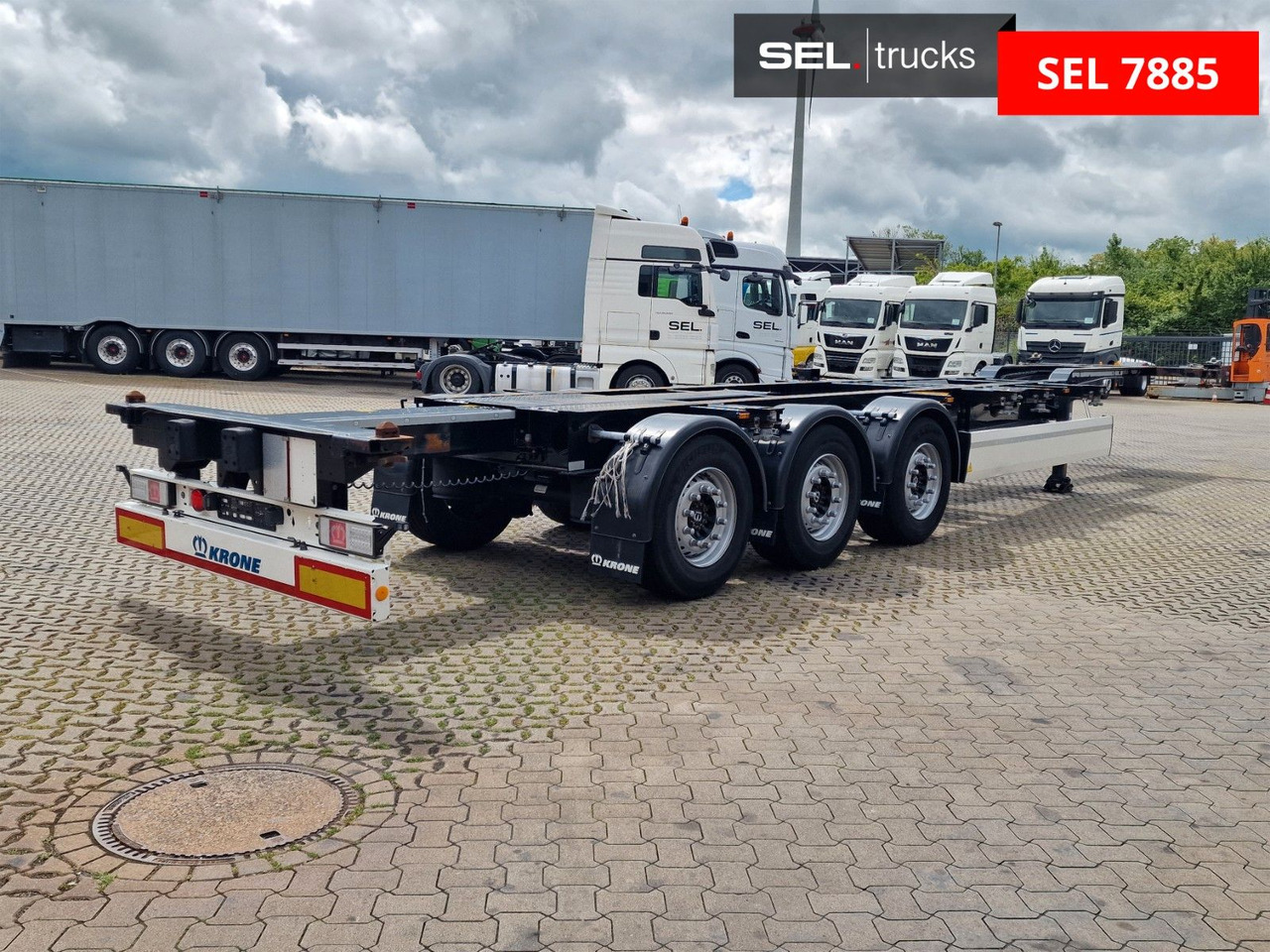 Krone SD / Teleskop / Liftachse - نصف مقطورة لنقل الحاويات: صورة 5 Krone SD / Teleskop / Liftachse - نصف مقطورة لنقل الحاويات: صورة 5