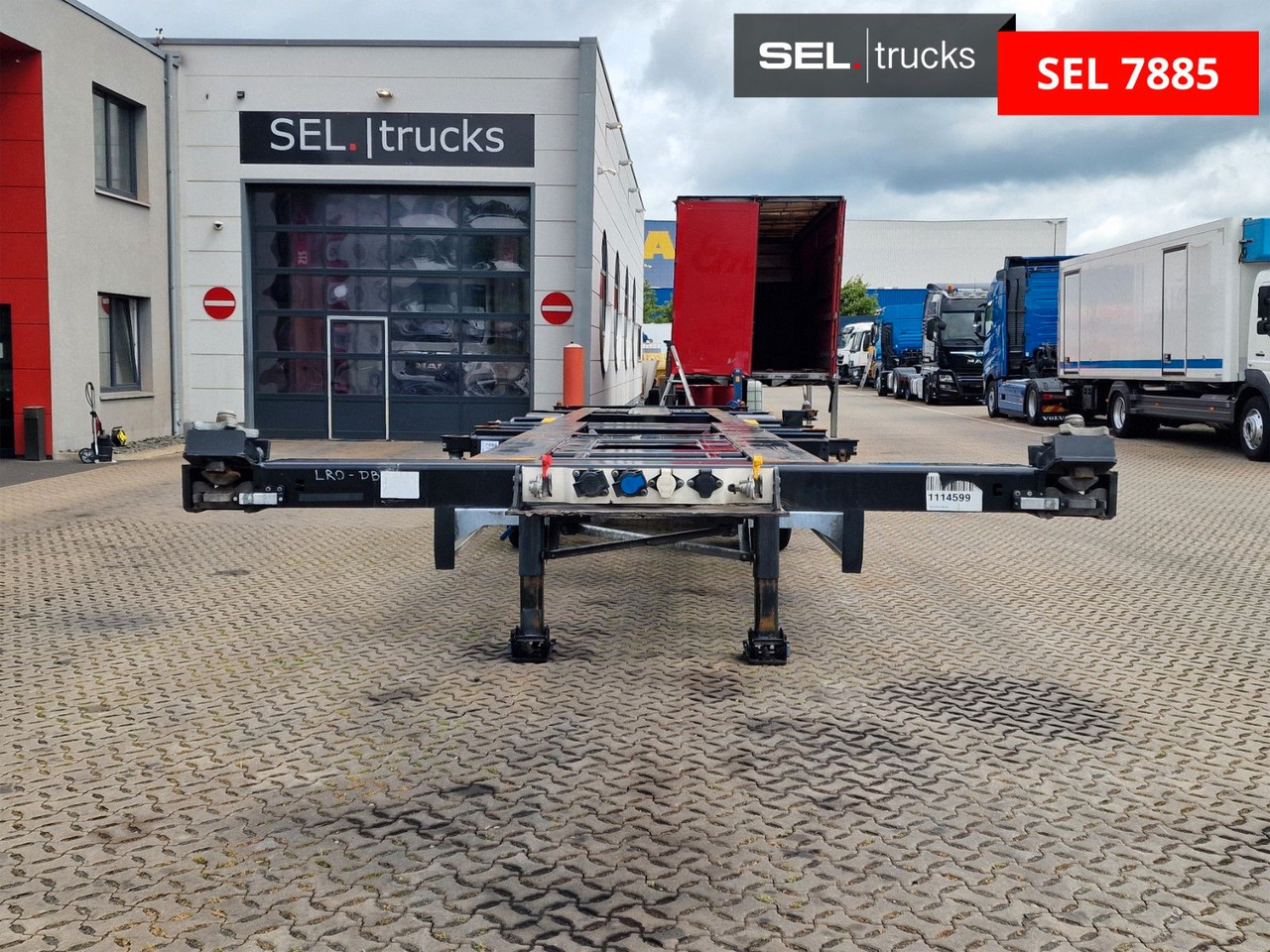 Krone SD / Teleskop / Liftachse - نصف مقطورة لنقل الحاويات: صورة 2 Krone SD / Teleskop / Liftachse - نصف مقطورة لنقل الحاويات: صورة 2