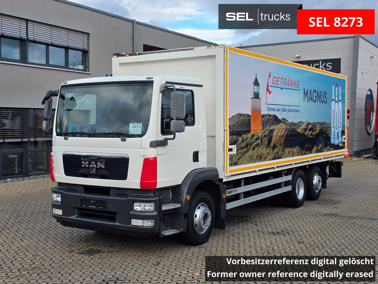 MAN TGM 22.290 6x2-4 LL / Ldbw / Rückfahrk. / Lenkac - شاحنة المشروبات: صورة 1 MAN TGM 22.290 6x2-4 LL / Ldbw / Rückfahrk. / Lenkac - شاحنة المشروبات: صورة 1