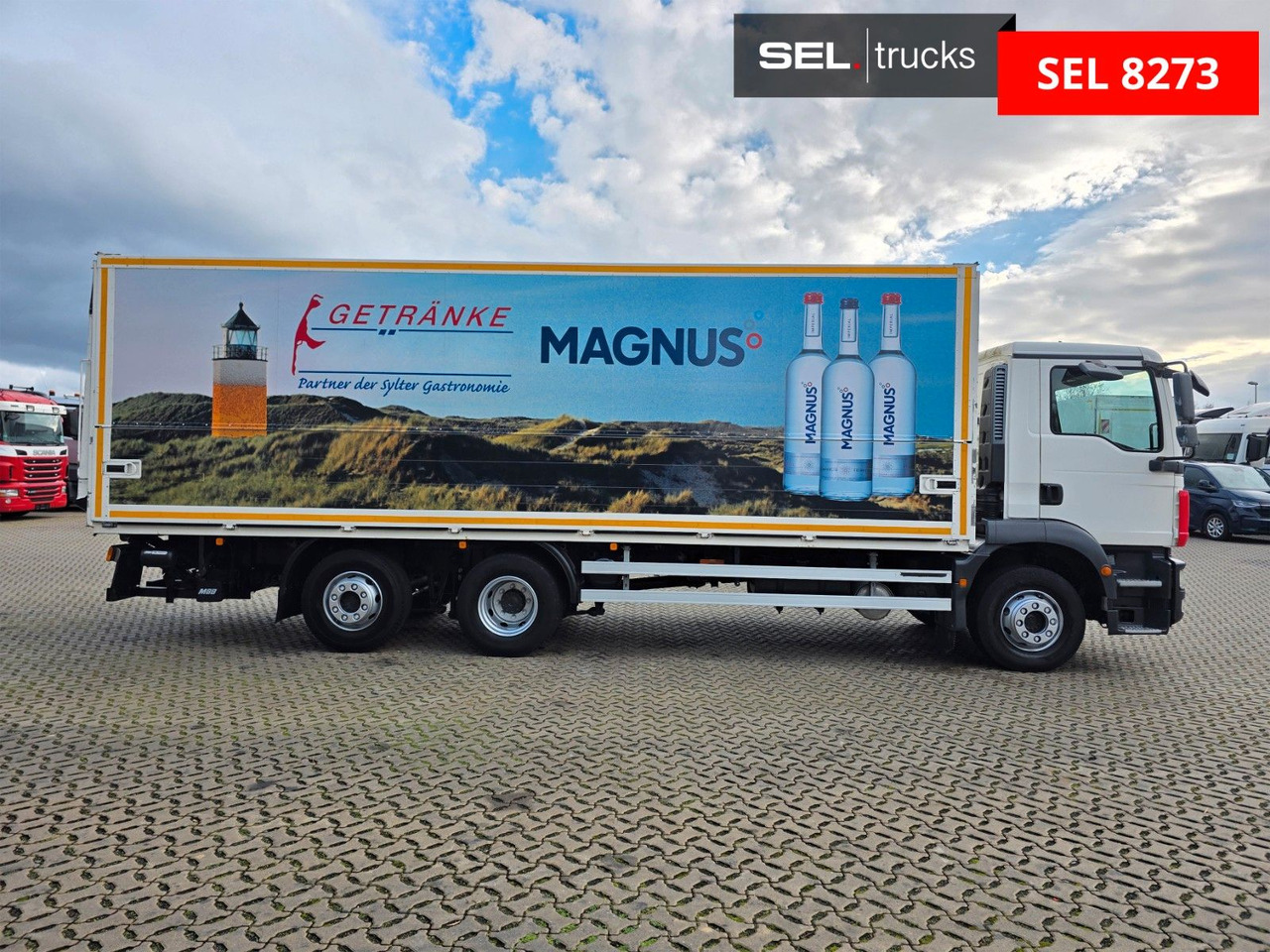 MAN TGM 22.290 6x2-4 LL / Ldbw / Rückfahrk. / Lenkac - شاحنة المشروبات: صورة 4 MAN TGM 22.290 6x2-4 LL / Ldbw / Rückfahrk. / Lenkac - شاحنة المشروبات: صورة 4