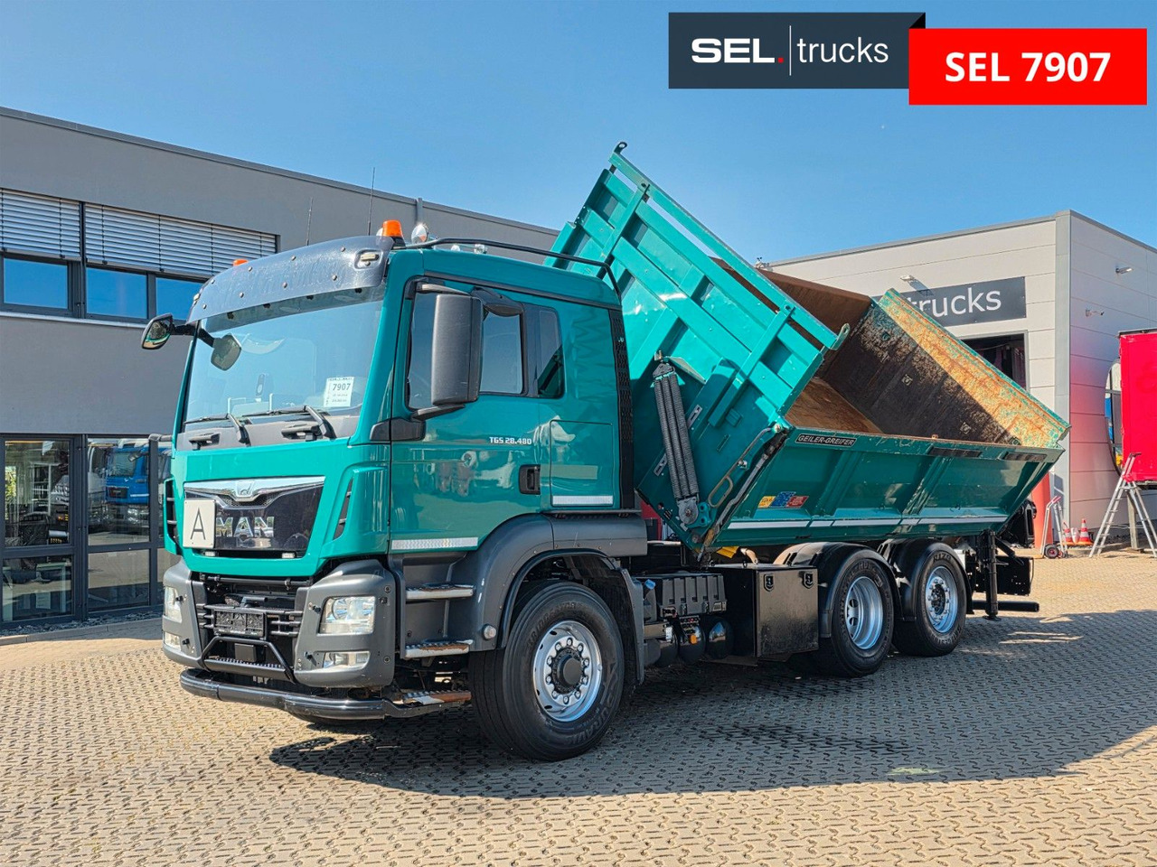 MAN TGS 28.480 6X4H-4 BL /HIAB /Fernbed. / Lenkachse - شاحنة قلاب, شاحنة كرين: صورة 2 MAN TGS 28.480 6X4H-4 BL /HIAB /Fernbed. / Lenkachse - شاحنة قلاب, شاحنة كرين: صورة 2