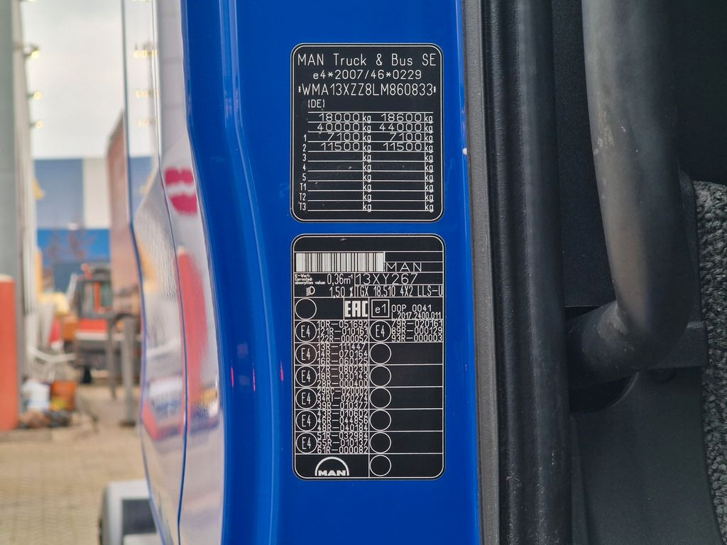 وحدة جر MAN TGX 18.510 4X2 LLS-U / Retarder / 2 Tanks: صورة 13