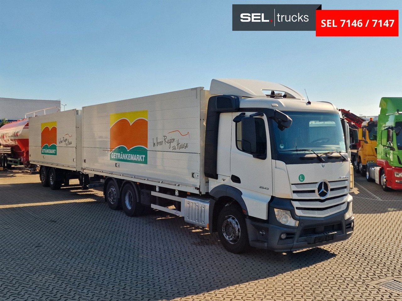 Mercedes-Benz Actros 2543 / Retarder / Lenkachse / Liftachse - شاحنة المشروبات: صورة 3 Mercedes-Benz Actros 2543 / Retarder / Lenkachse / Liftachse - شاحنة المشروبات: صورة 3