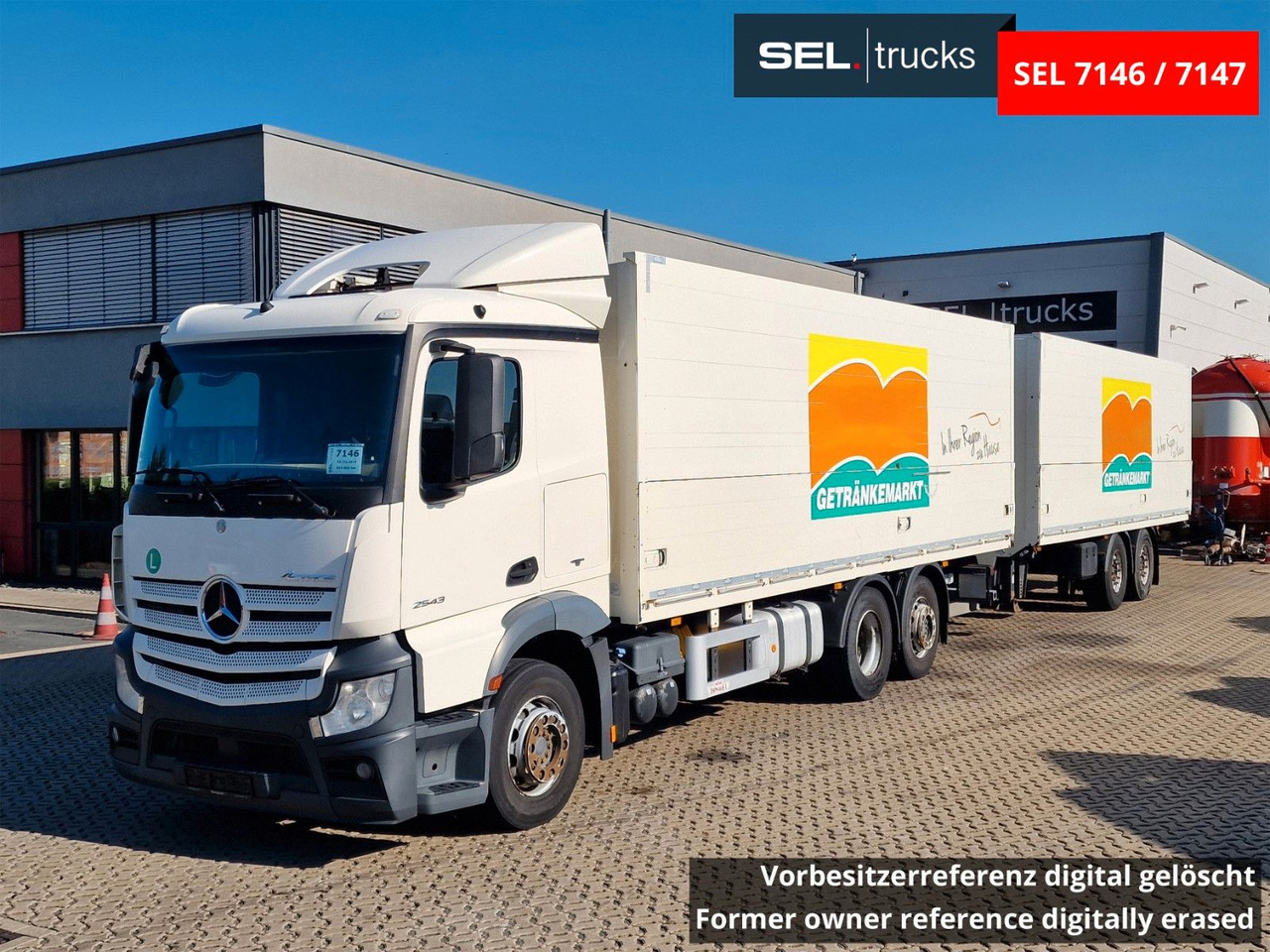 Mercedes-Benz Actros 2543 / Retarder / Lenkachse / Liftachse - شاحنة المشروبات: صورة 1 Mercedes-Benz Actros 2543 / Retarder / Lenkachse / Liftachse - شاحنة المشروبات: صورة 1