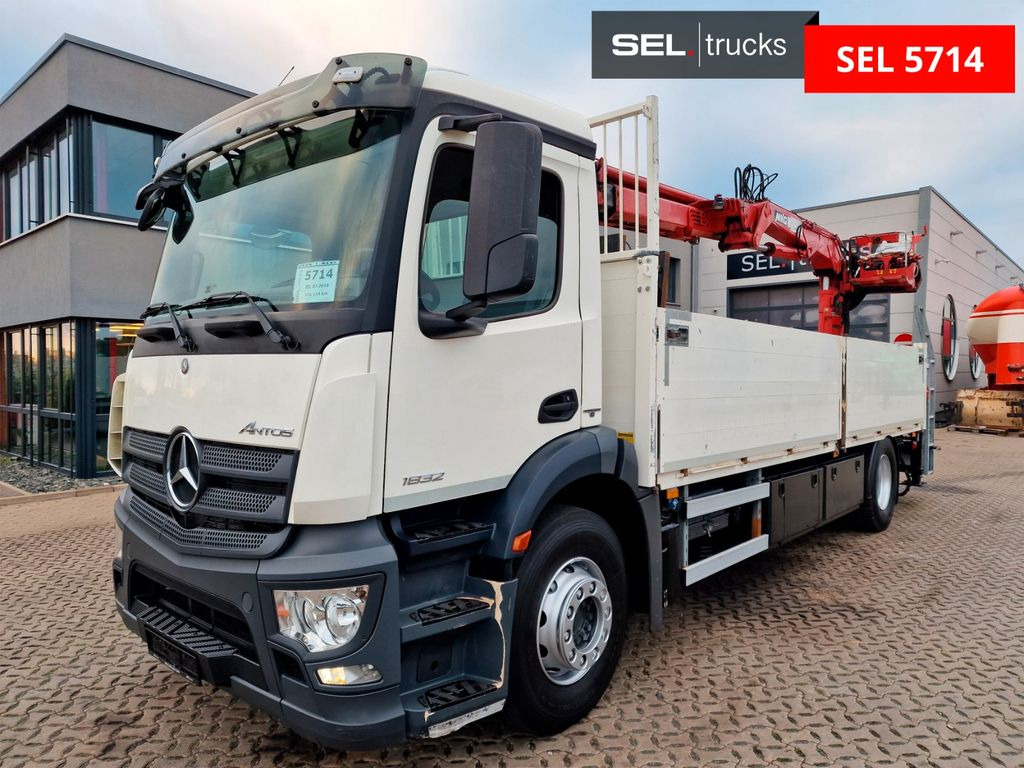 Mercedes-Benz Antos 1832 / MKG Kran - شاحنات مسطحة, شاحنة كرين: صورة 2 Mercedes-Benz Antos 1832 / MKG Kran - شاحنات مسطحة, شاحنة كرين: صورة 2