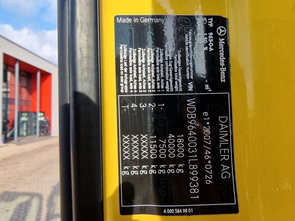 شاحنة كرين Mercedes-Benz Arocs 1830 / Atlas 105.2 - A2L / NEUE BATTERIEN Mercedes-Benz Arocs 1830 / Atlas 105.2 - A2L / NEUE BATTERIEN: صورة 18 شاحنة كرين Mercedes-Benz Arocs 1830 / Atlas 105.2 - A2L / NEUE BATTERIEN Mercedes-Benz Arocs 1830 / Atlas 105.2 - A2L / NEUE BATTERIEN: صورة 18