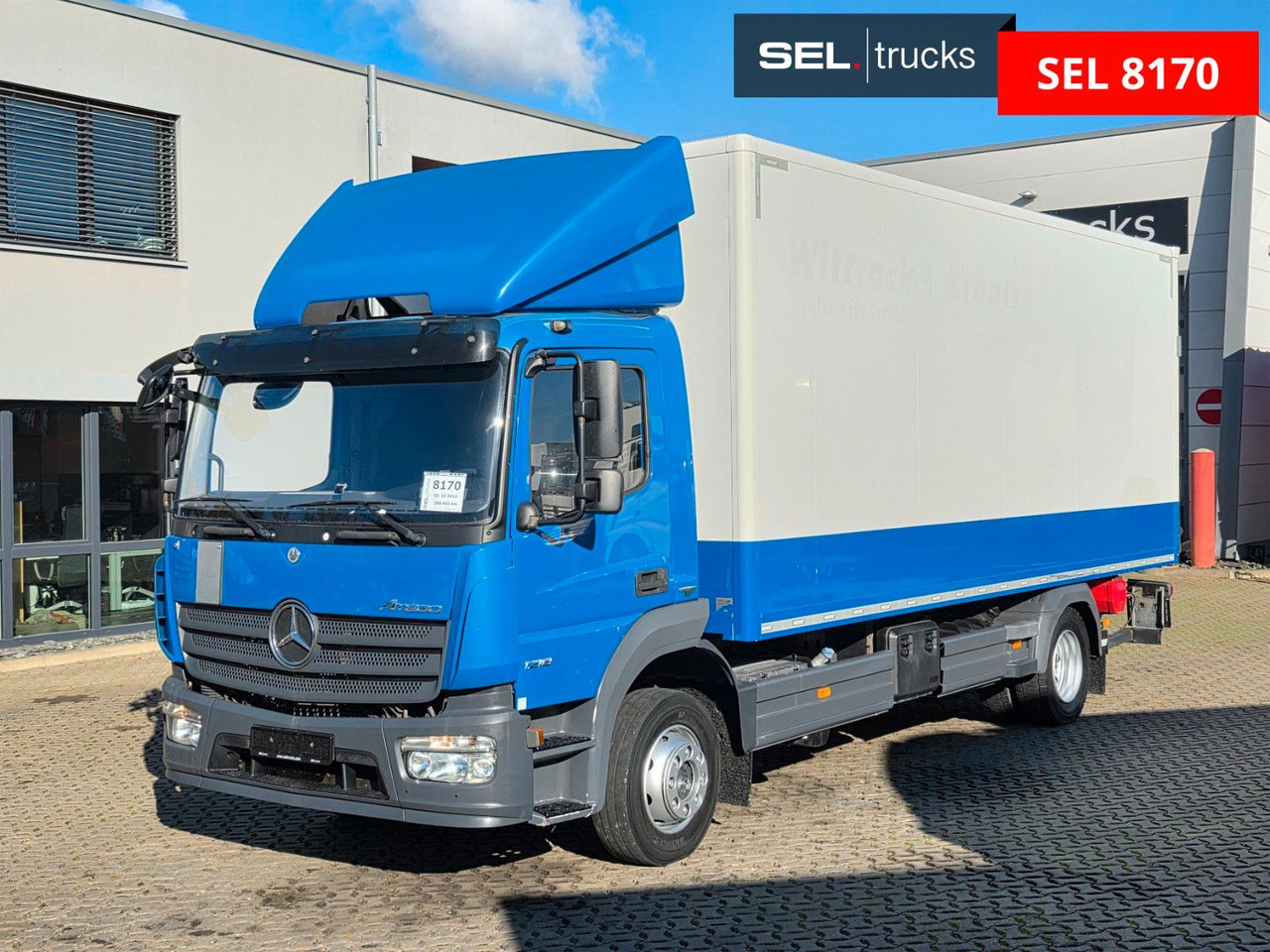 Mercedes-Benz Atego 1218 / Ladebordwand - شاحنة مقفلة: صورة 1 Mercedes-Benz Atego 1218 / Ladebordwand - شاحنة مقفلة: صورة 1